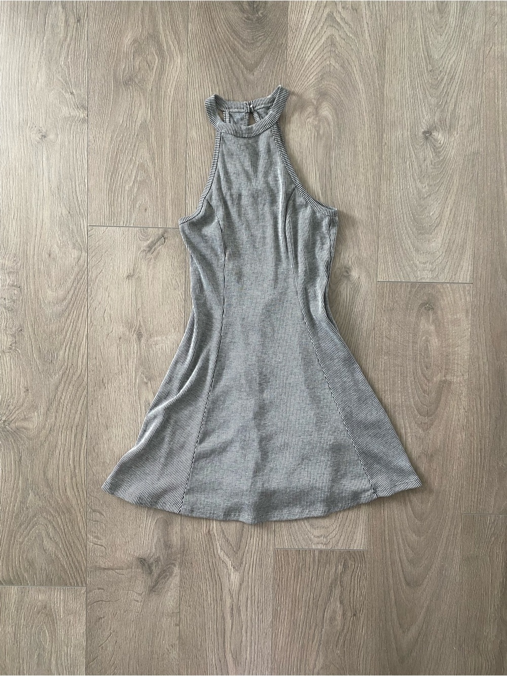 5/$25 Hollister ribbed sleeveless circle skirt dress
